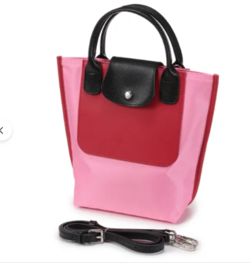 日式雙色2WAY手提袋 (非日本製)