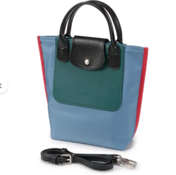 日式雙色2WAY手提袋 (非日本製)