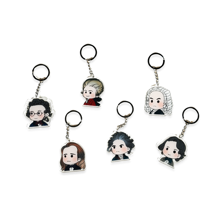 音樂家 鑰匙圈 六款售 Q07-K