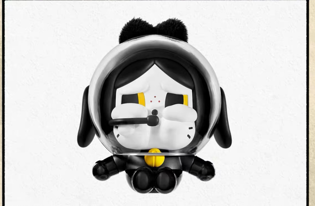 新品 PTS展會CRYBABY 宇宙黑貓手辦