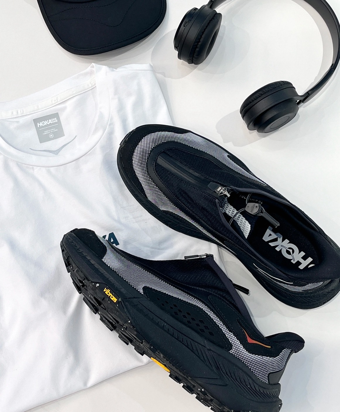 ✨HOKA Project Transport 黑色 休閒慢跑鞋 柔軟厚底 都會百搭男款 July25