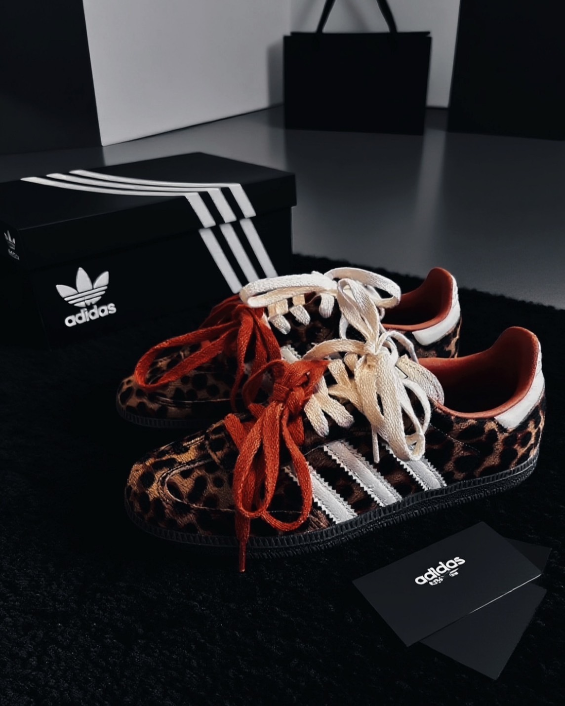 <豹欠了錢錢>Adidas OG Samba 德訓鞋 馬毛 焦糖底 豹紋