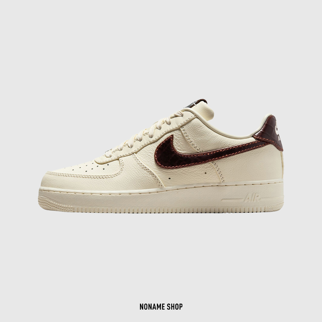 NIKE AIR FORCE 1 LOW 皮革 奶油棕色 低筒 休閒鞋 (男款)
