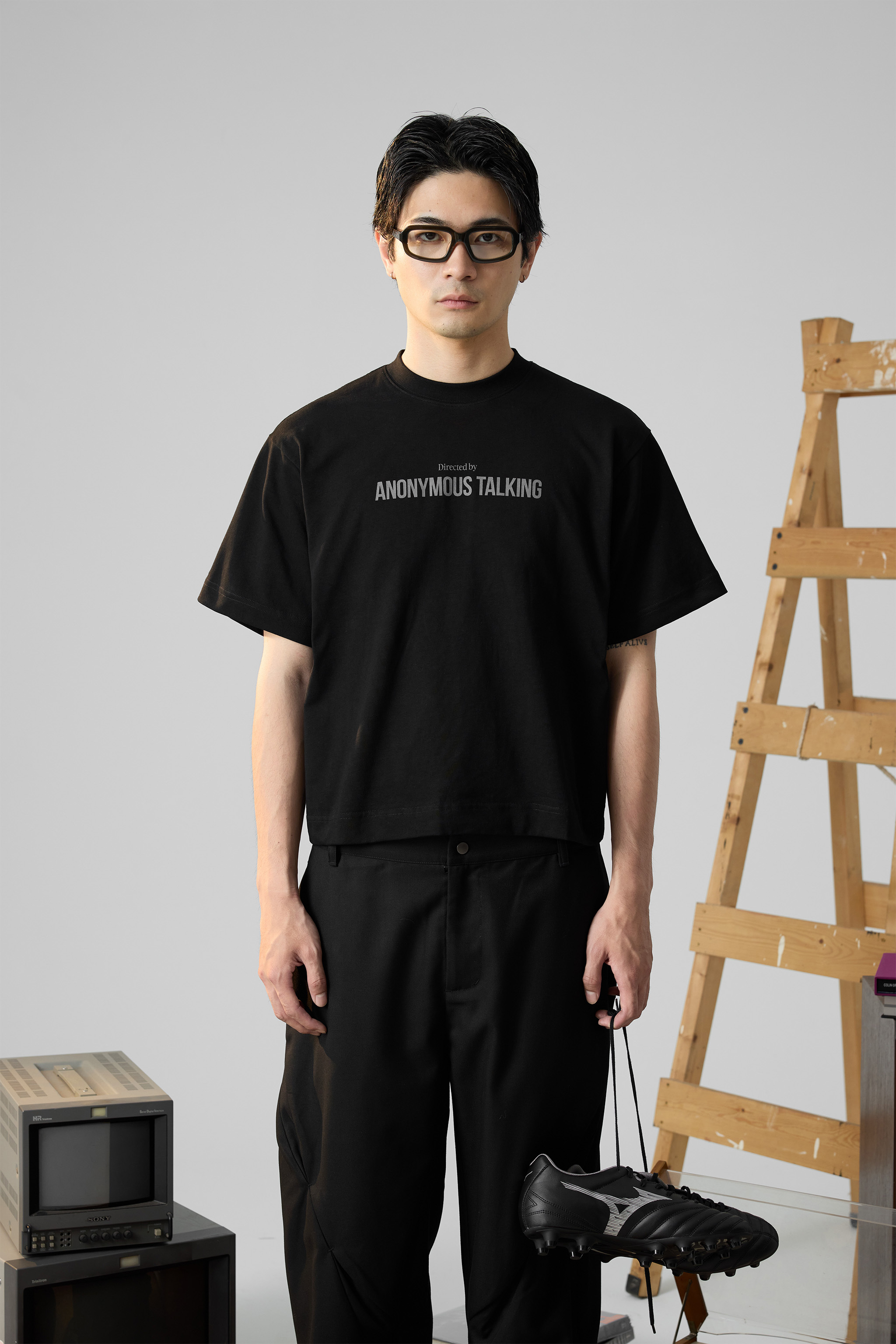 Anonymous Talking｜S25-SS15 – Purest Form Tee (Black)