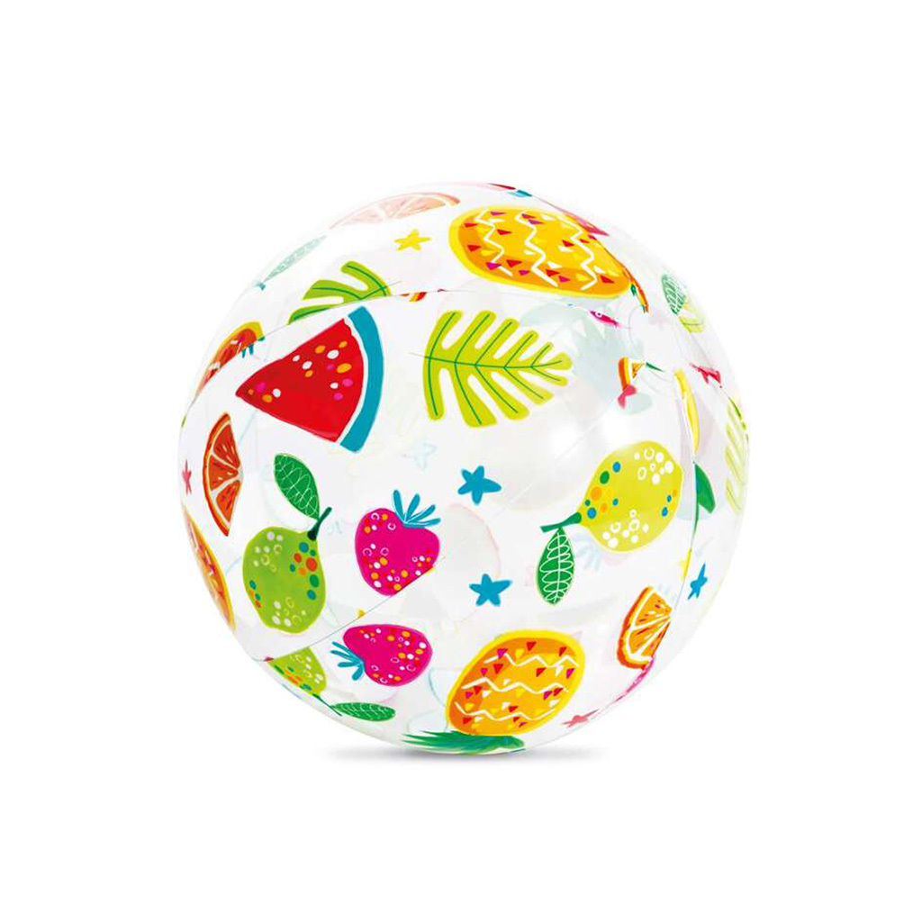 活潑印花充氣沙灘球