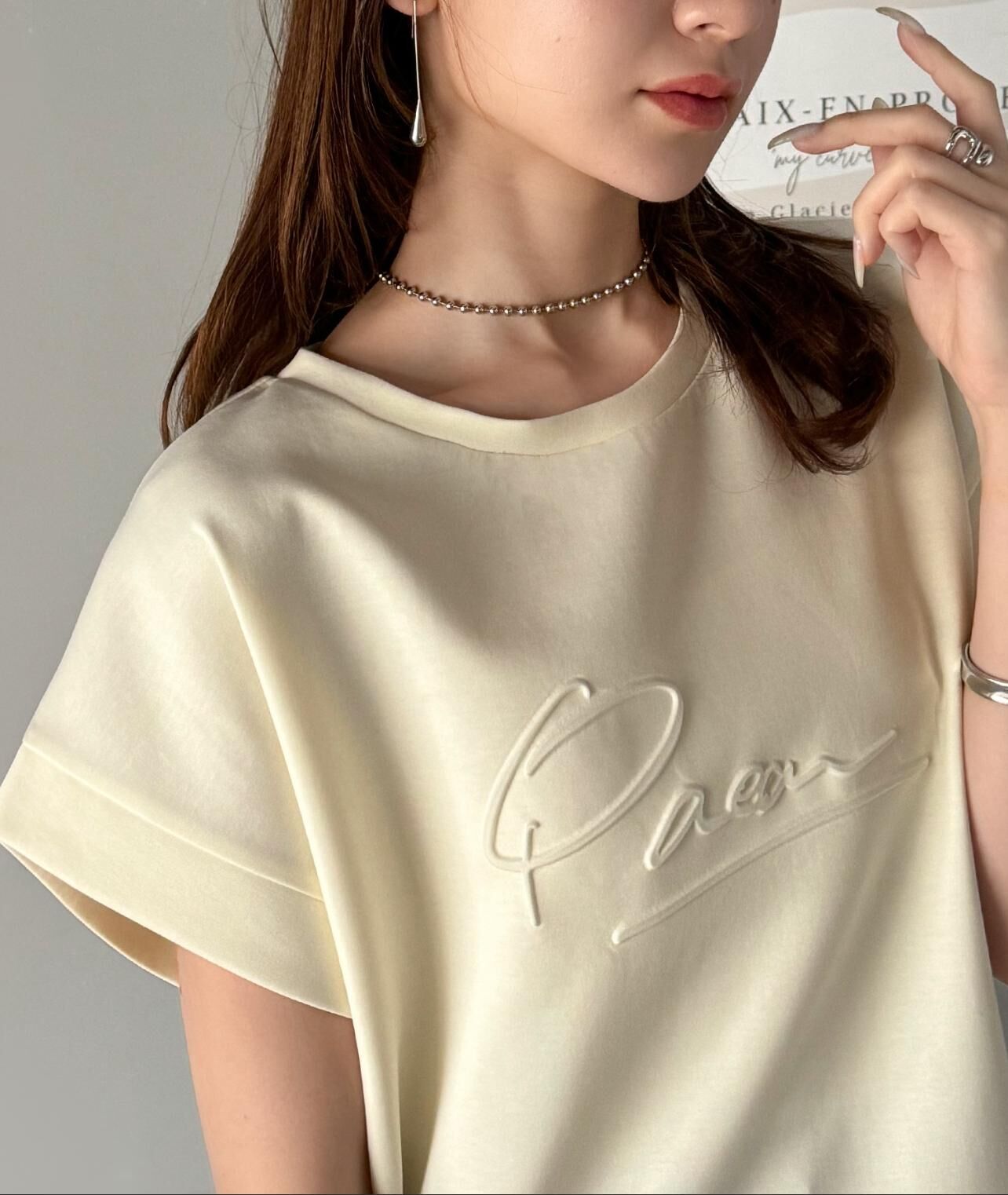 【預購】JN072606 JaVa  壓花logo短袖上衣