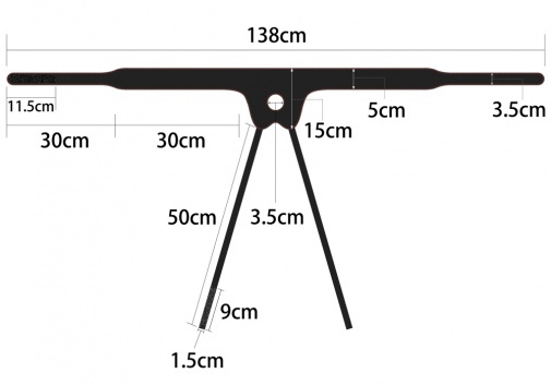 Lovetoy - 穿戴式仿真震動陽具連陰囊 8.5