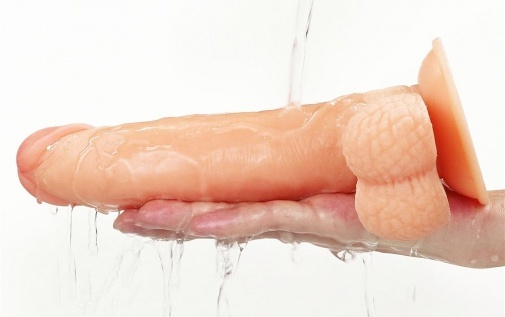 Lovetoy - 穿戴式仿真震動陽具連陰囊 8.5