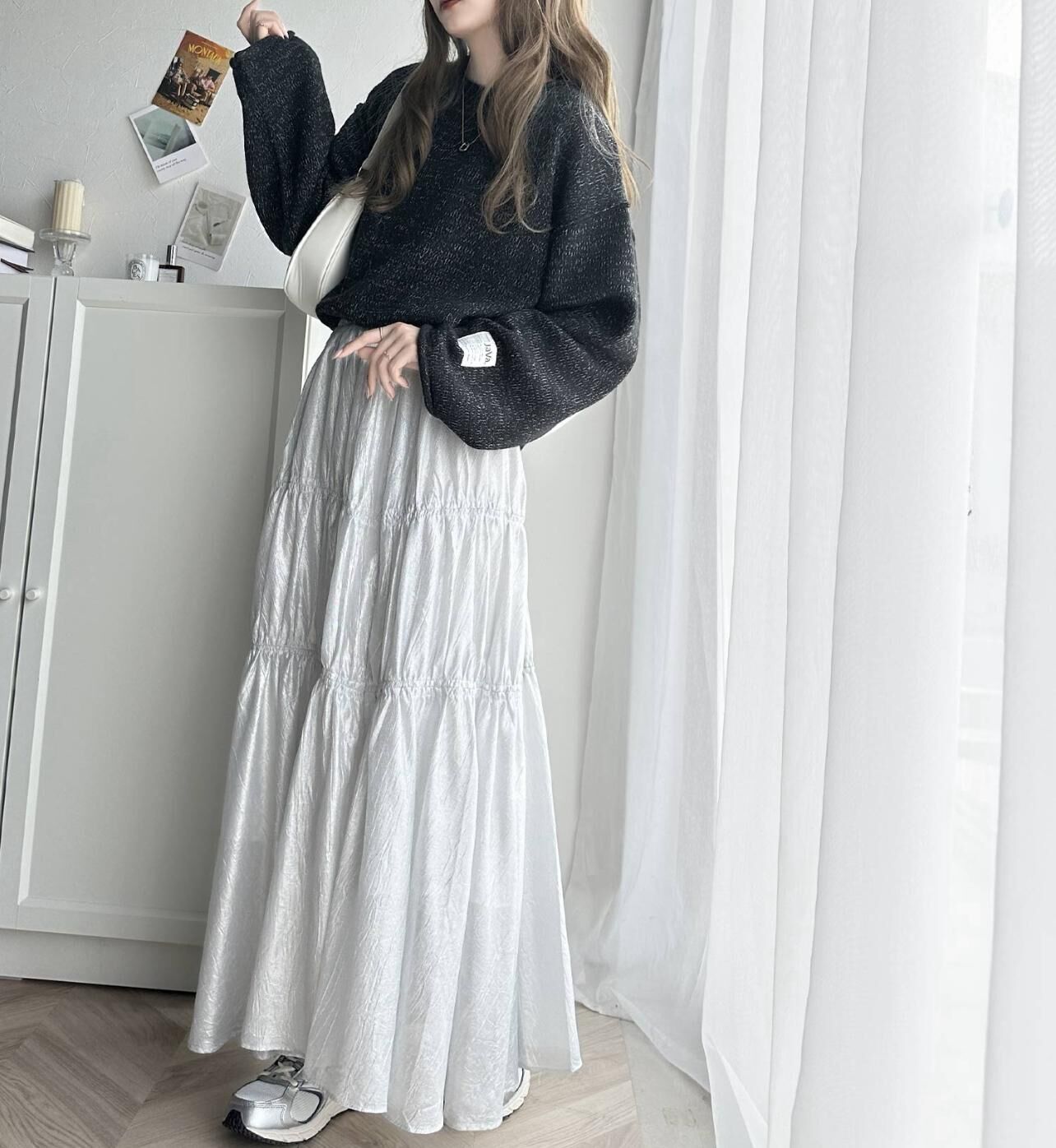 【預購】JN072608  Java 混色針織上衣