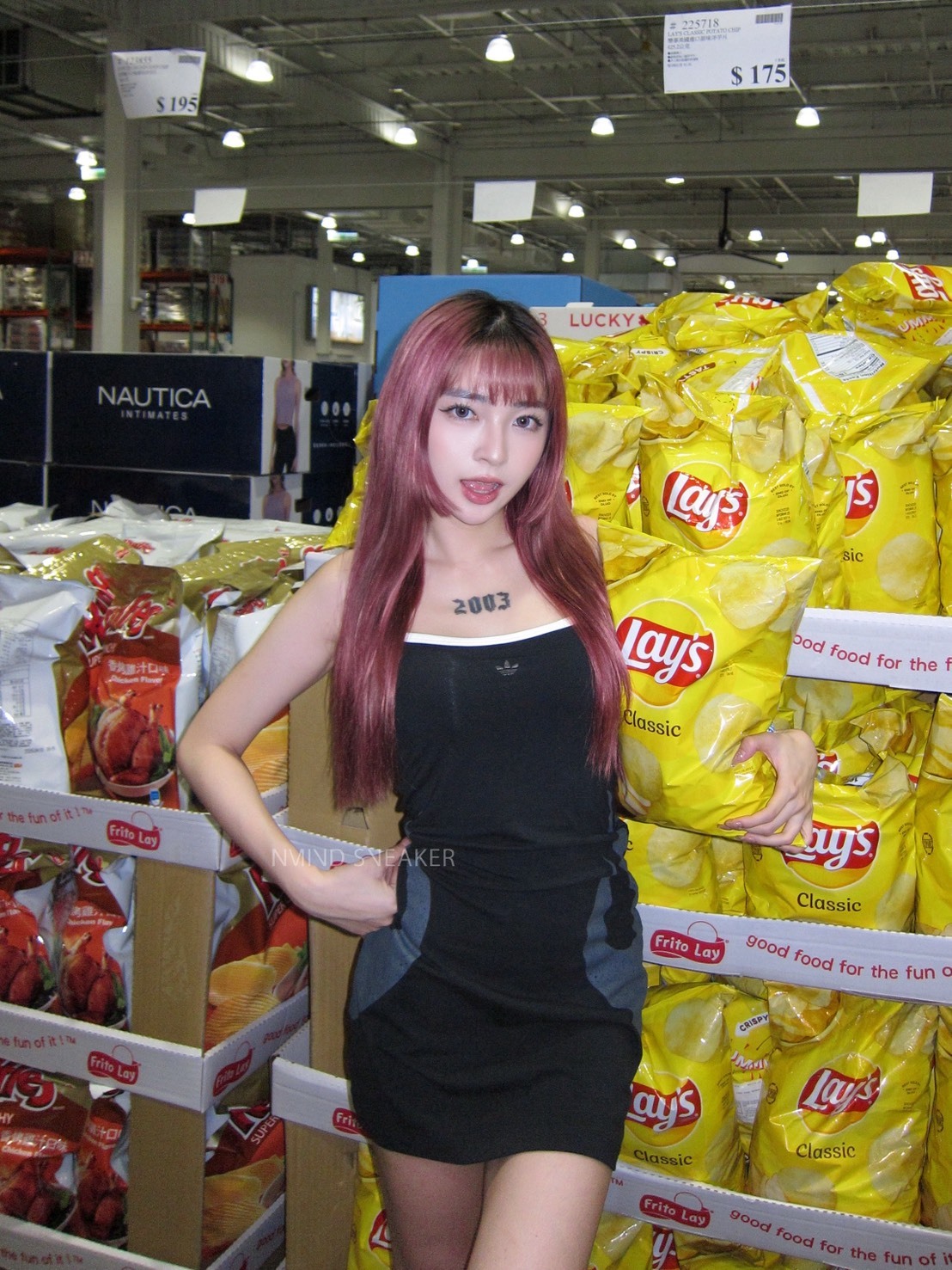 ADIDAS 火焰線條 連身洋裝