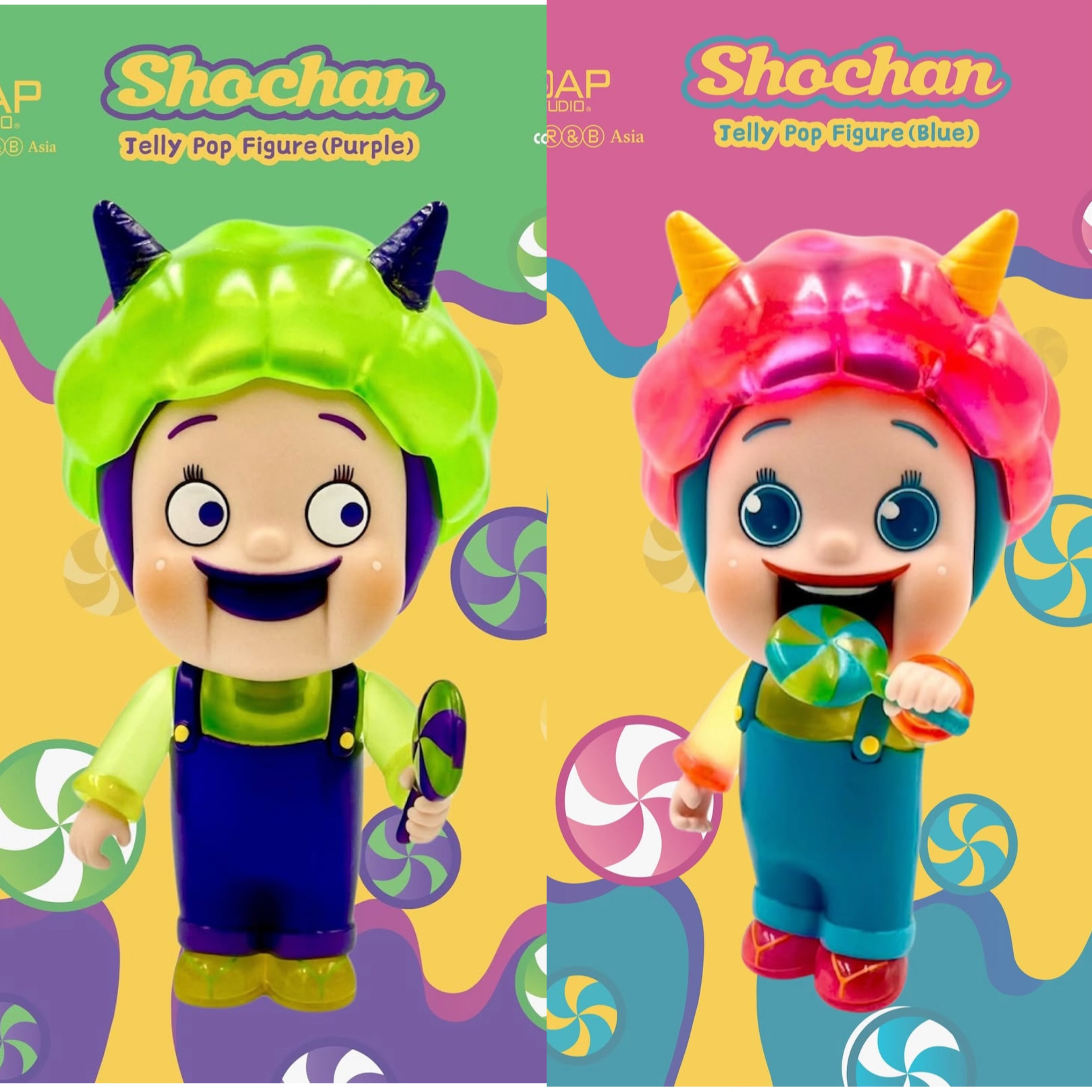 新品 泰國限定500體 SHO CHAN果凍棒棒糖小燦手辦