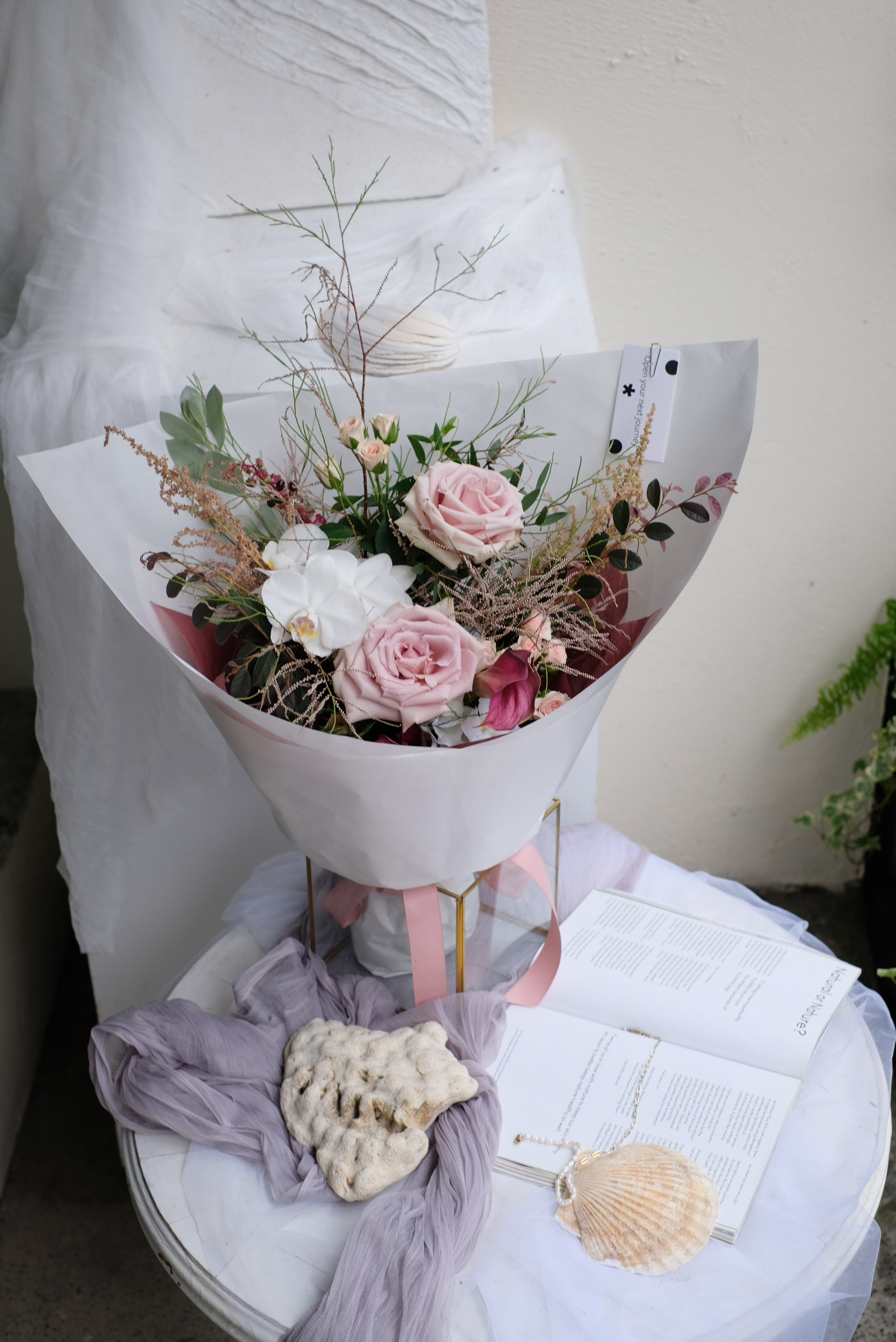 Pink Shoreline 粉紅海岸 ｜七夕花束