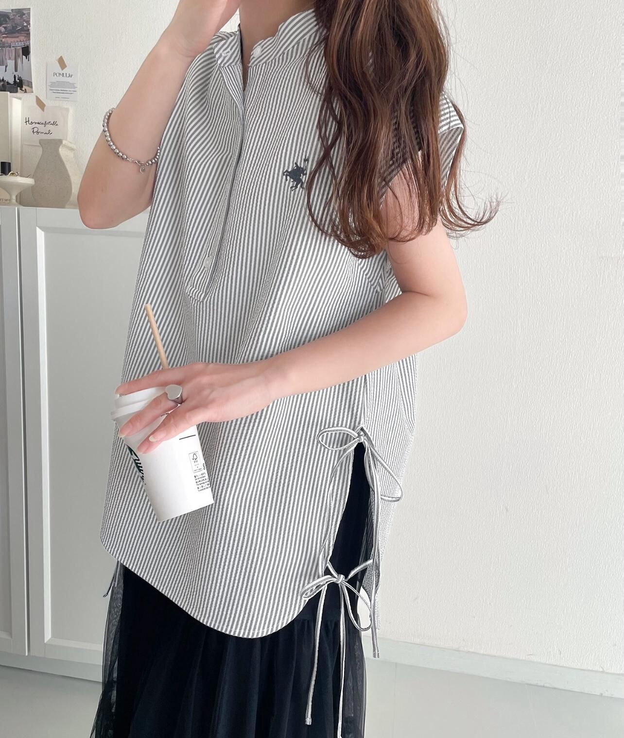 【預購】JN072611 classicalelf 女裝法式袖上衣