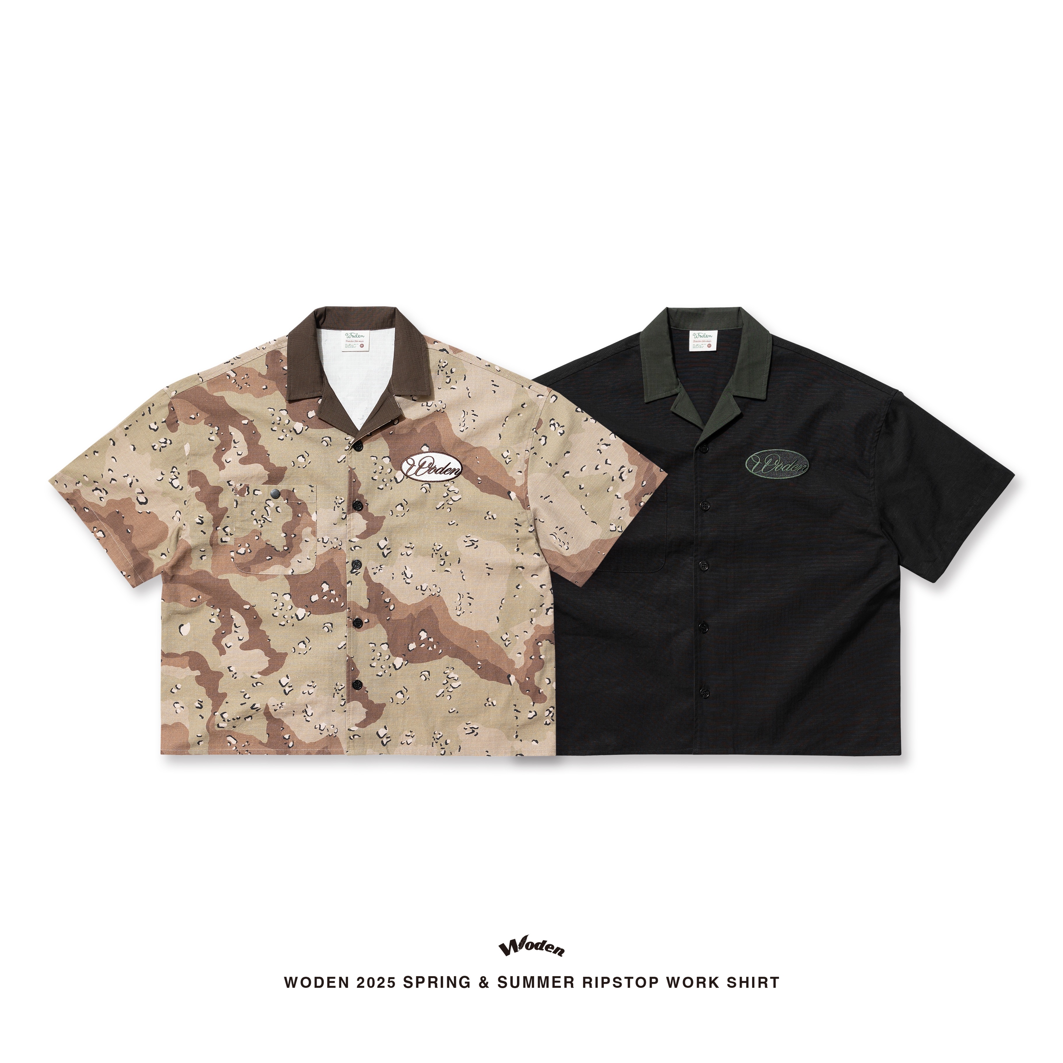 【車庫服飾】WODEN Ripstop Fabric Work Shirt