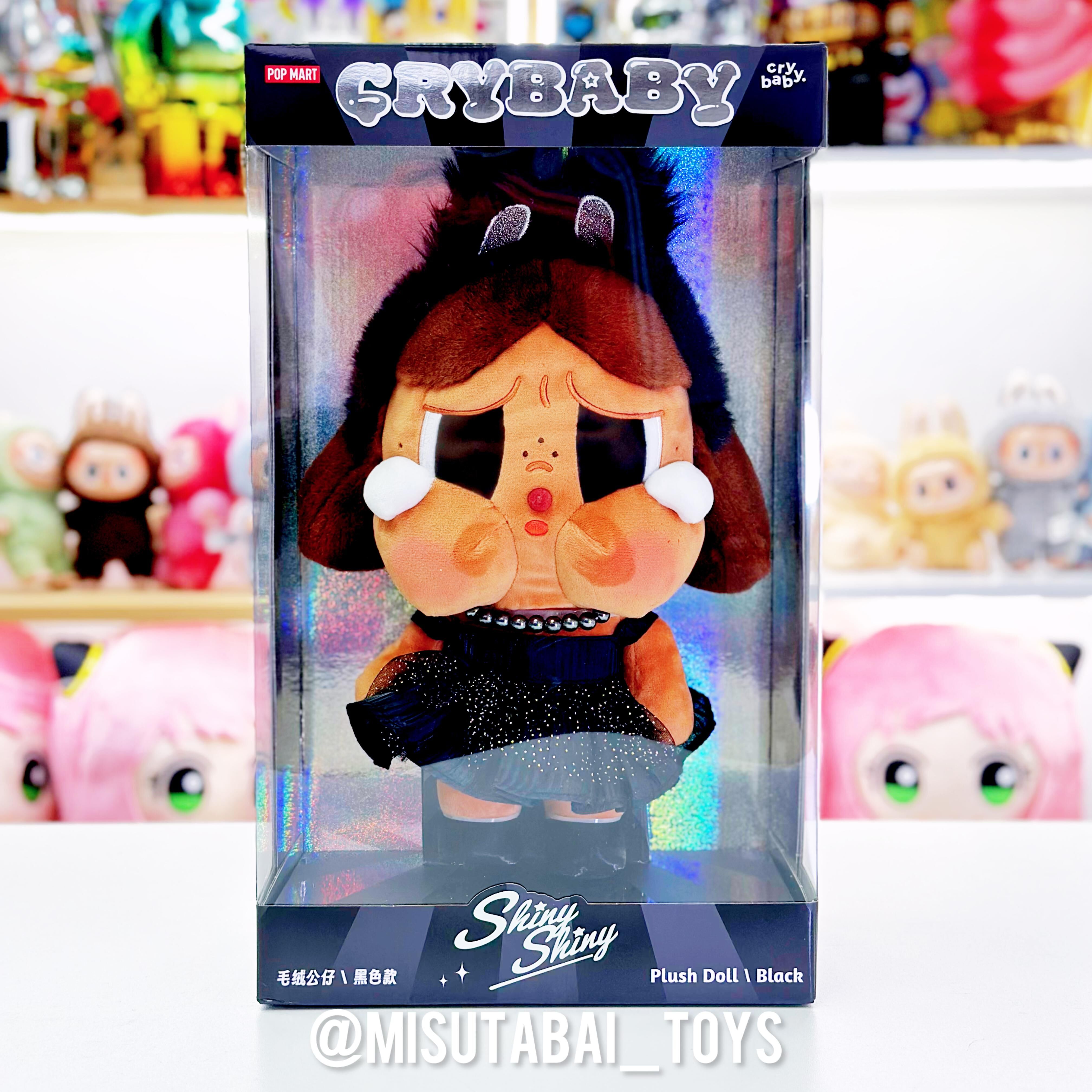 CRYBABY SHINY SHINY SERIES - Plush Doll Black