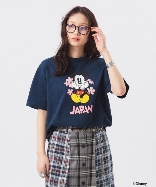 BEAMS BOY x Champion / Mickey T-shirt