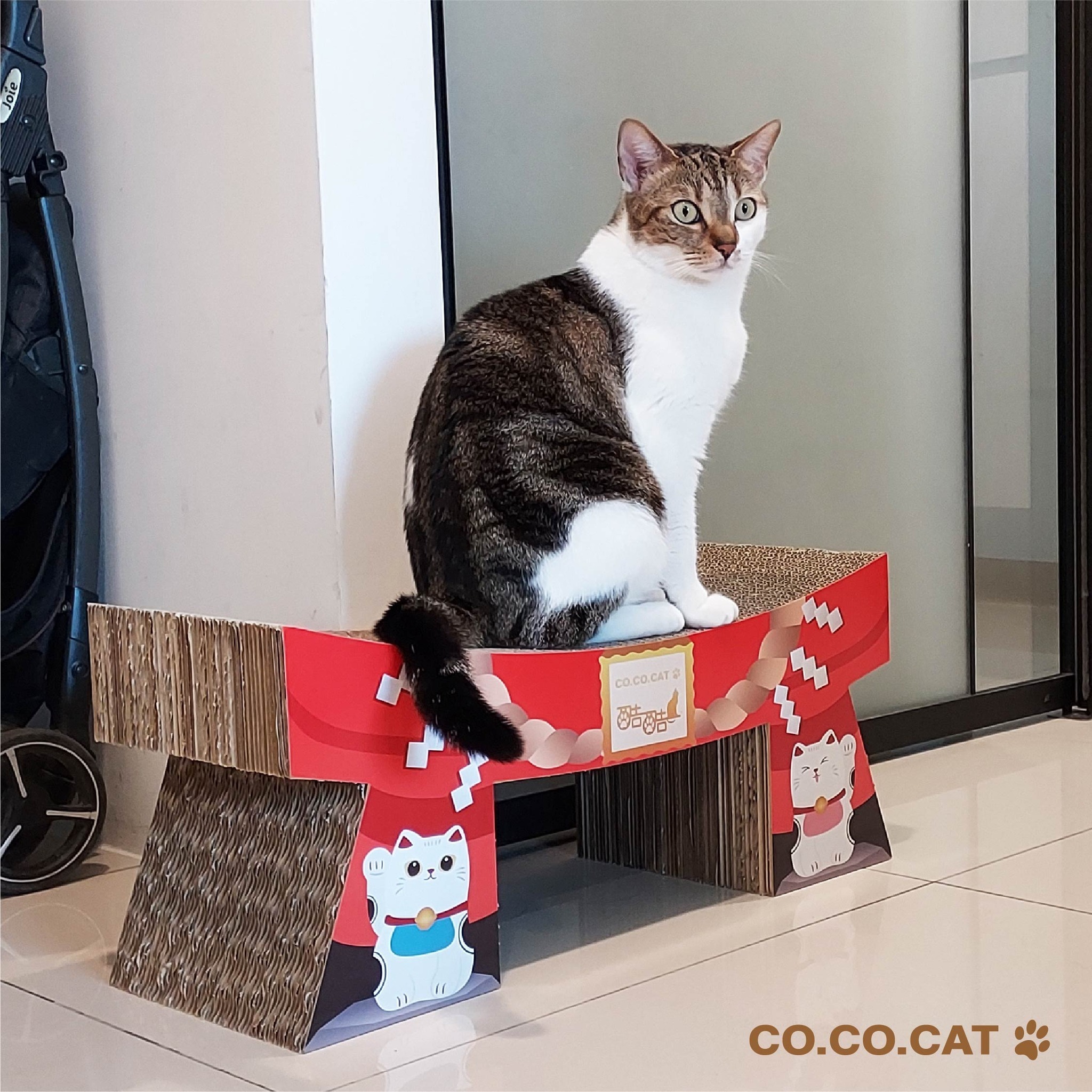 台灣CO.CO.CAT酷酷貓｜鳥居貓抓板