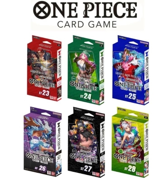 海賊王 航海王 卡牌遊戲 起始牌組 ST-23 24 25 26 27 28 同捆組