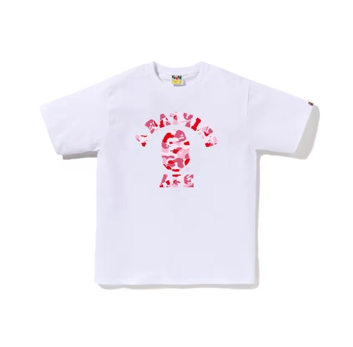 BAPE A BATHING APE 迷彩 小猿人頭LOGO 短袖