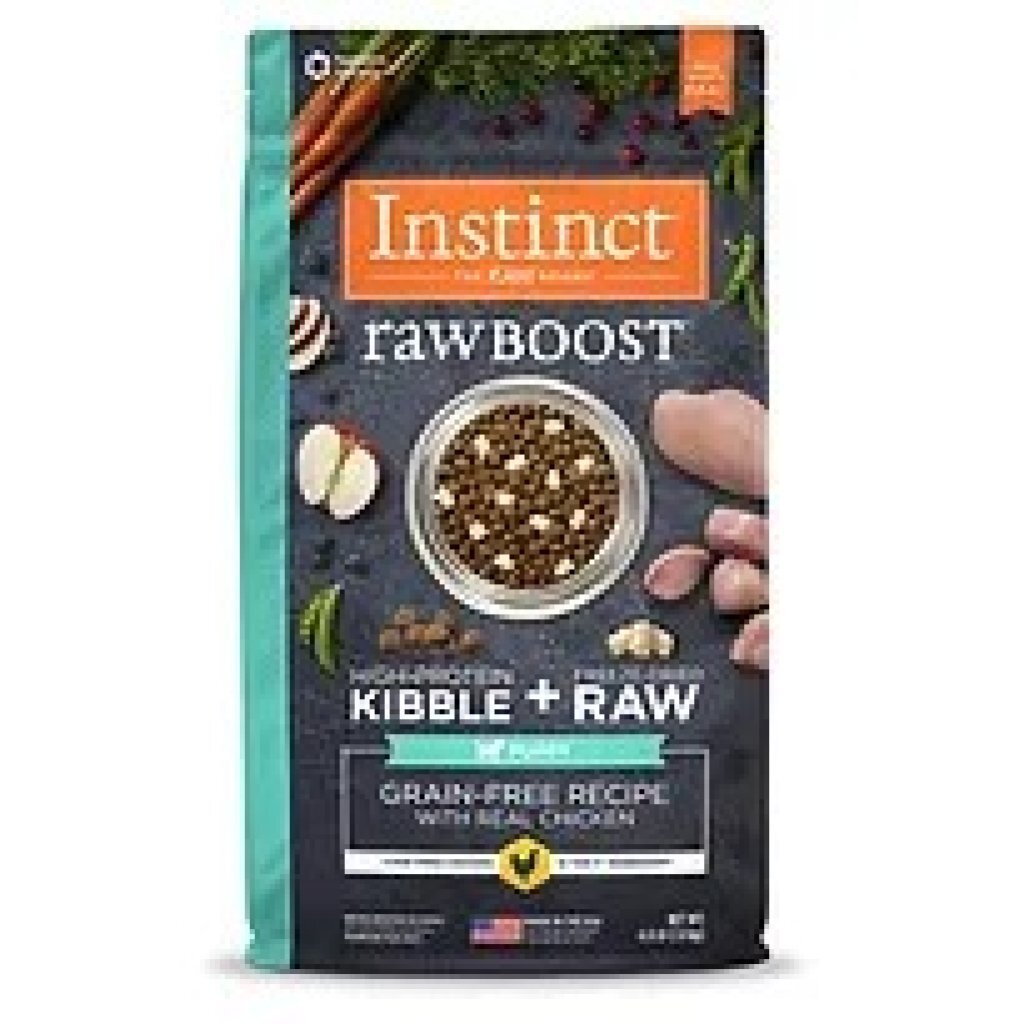rawBOOST 無穀物+凍乾生肉粒幼犬糧-雞肉味 (4lb)