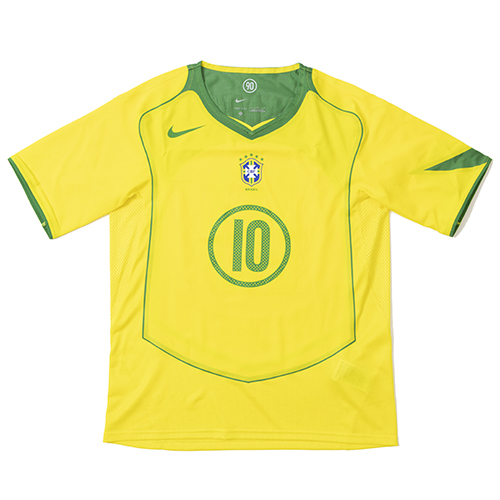 2004 巴西 復刻主場球衣 #10 RONALDINHO