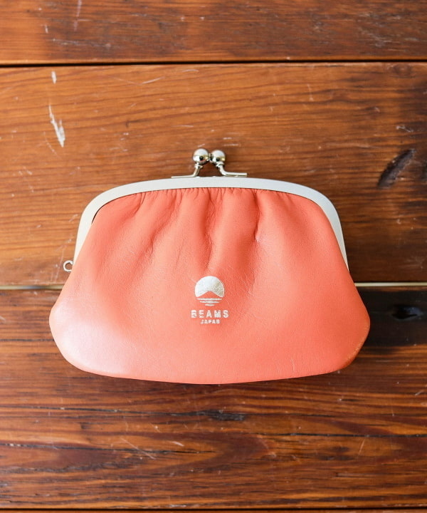 BEAMS JAPAN / Cowhide mini purse in monotone