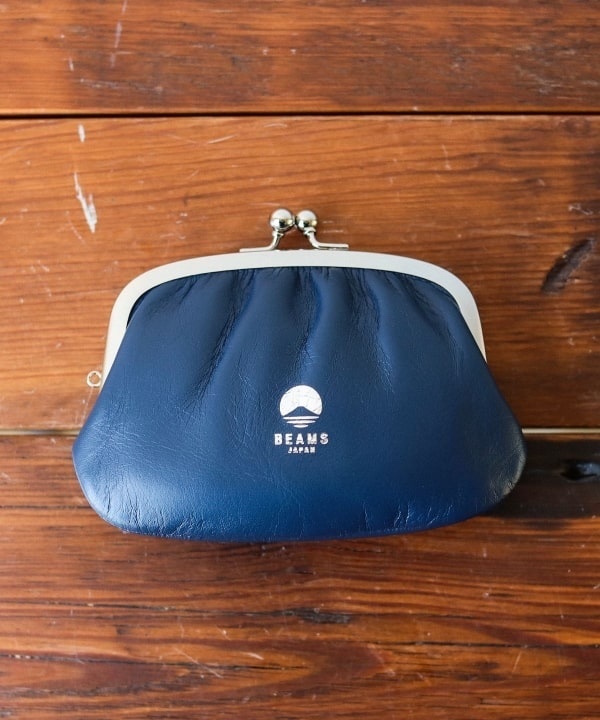 BEAMS JAPAN / Cowhide mini purse in monotone