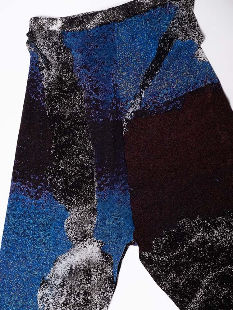 Tights Blue-Burgundy