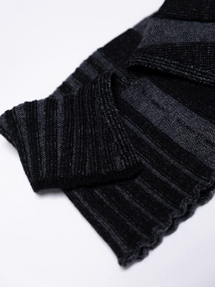 Two Stripe Collar Black-Grey