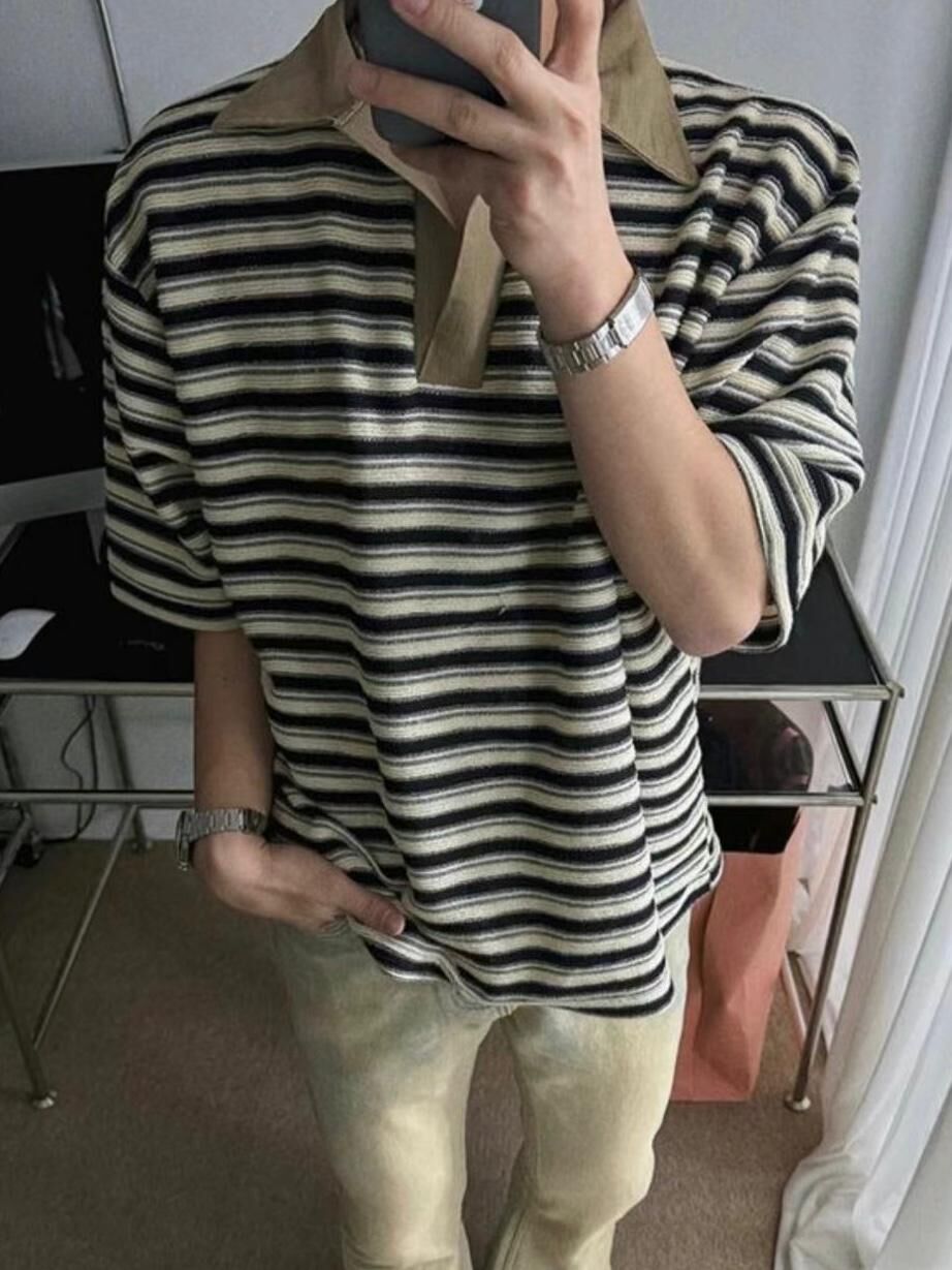 橫間短袖Polo Tee VOID-118T