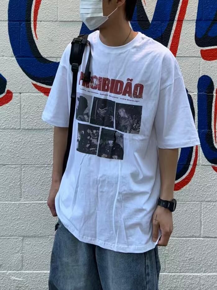 英文字圖案短袖Tee PULSE-084T