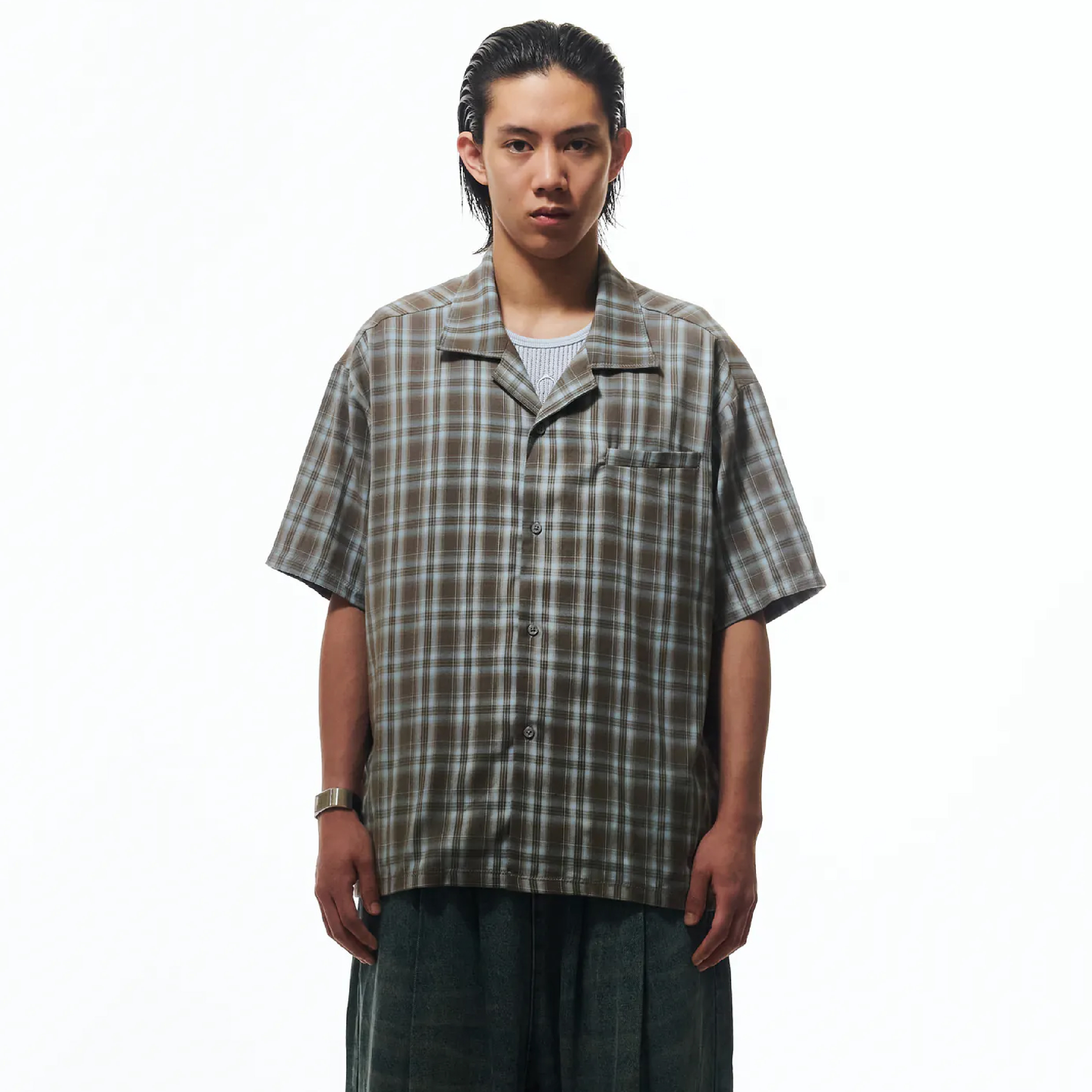 WTNC Wolf Of Wall Cuban Collar Shirt