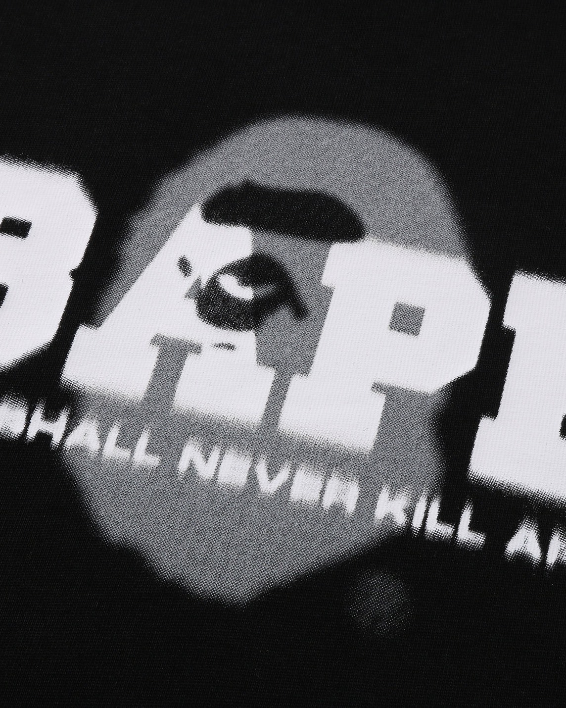 BAPE A BATHING APE 小猿人頭LOGO 塗鴉風 短袖