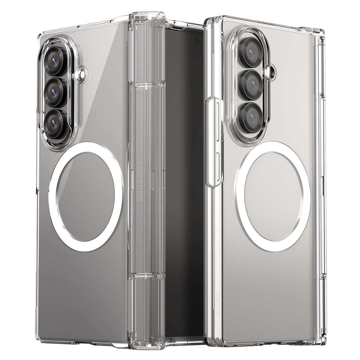 araree Nukin 360 全透明硬殼- Galaxy Z Fold 7 | 韓國製造香港行貨