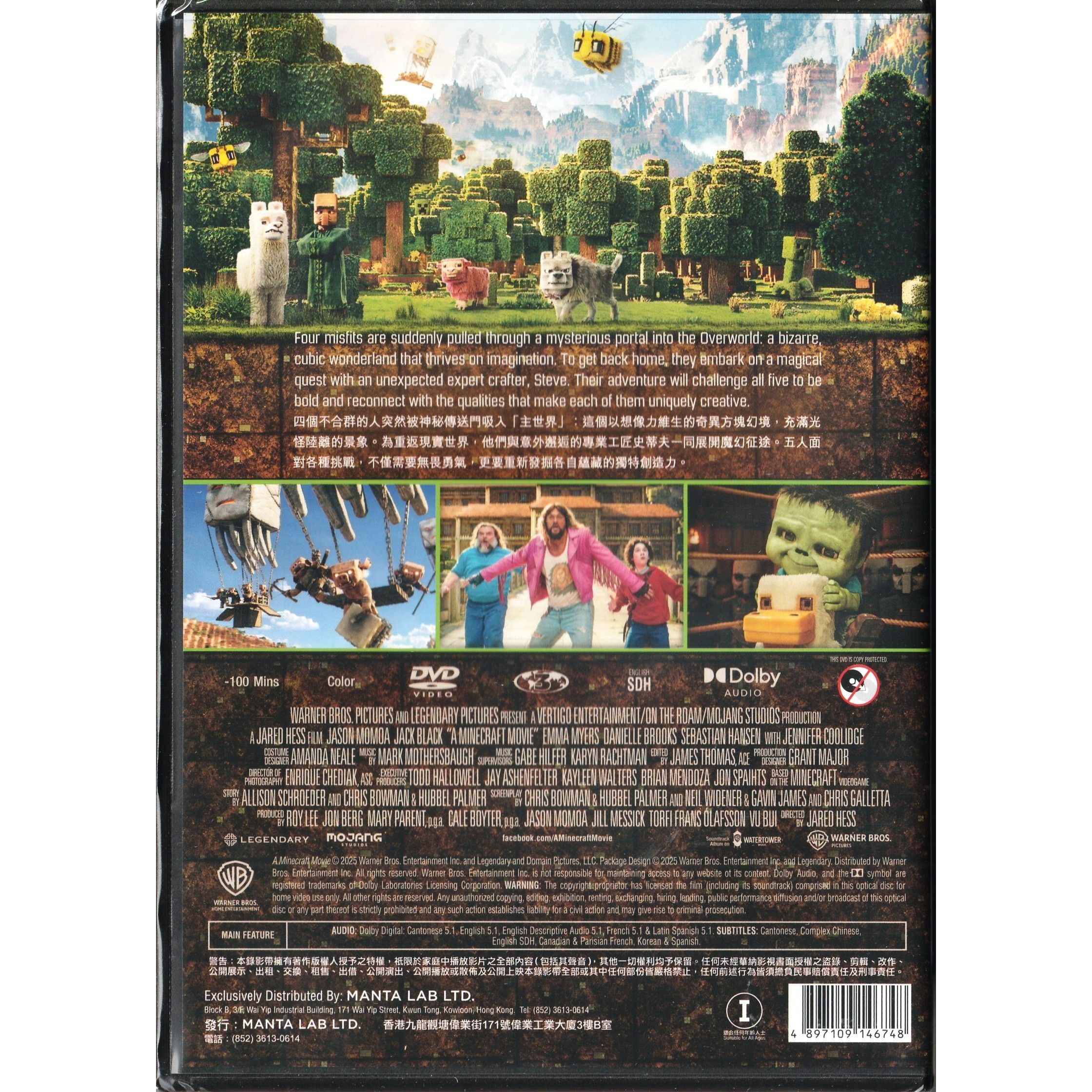 MINECRAFT：我的世界大電影 (2025) (DVD) [訂貨]