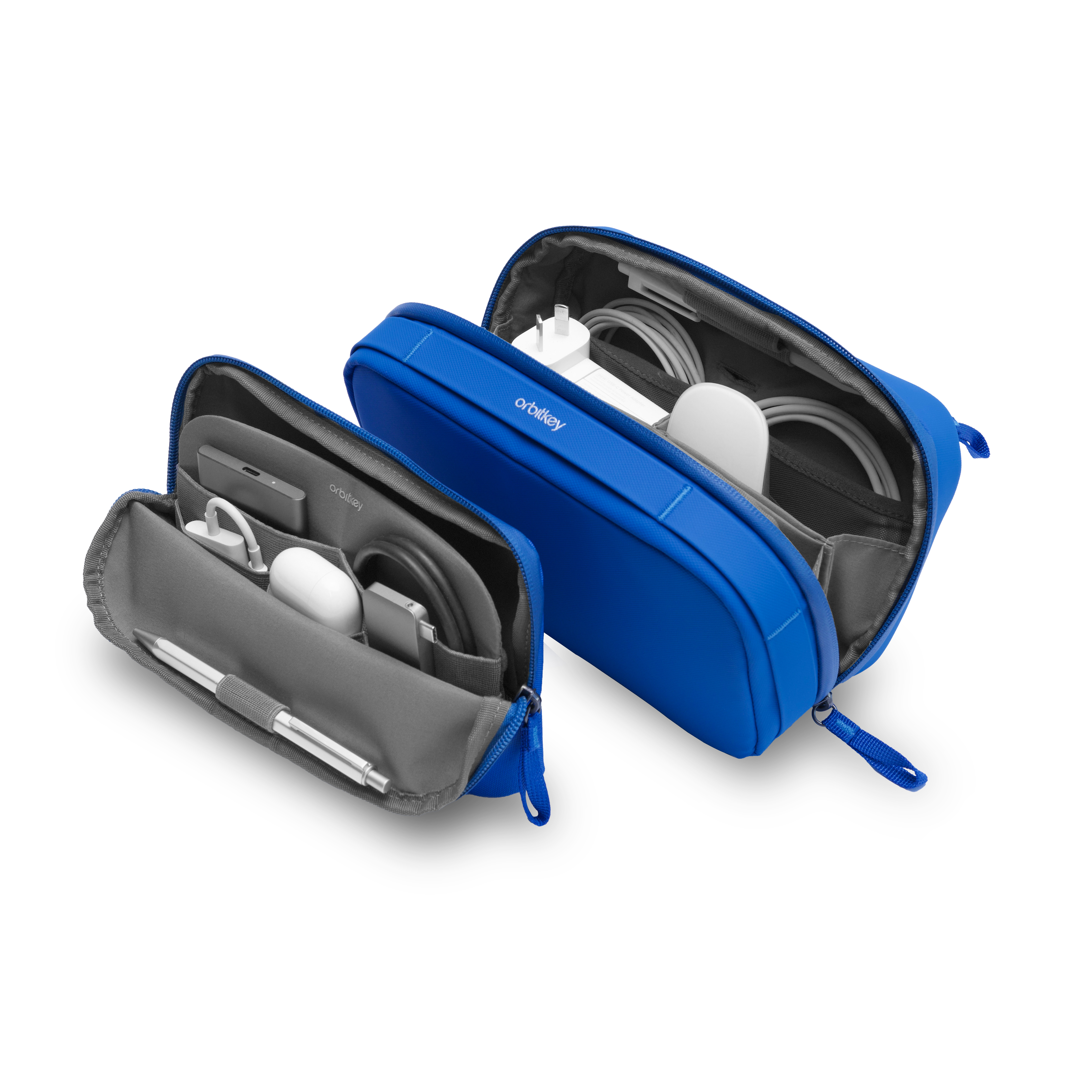 Orbiktey | 二合一多功能數碼配件收納包 - 藍色