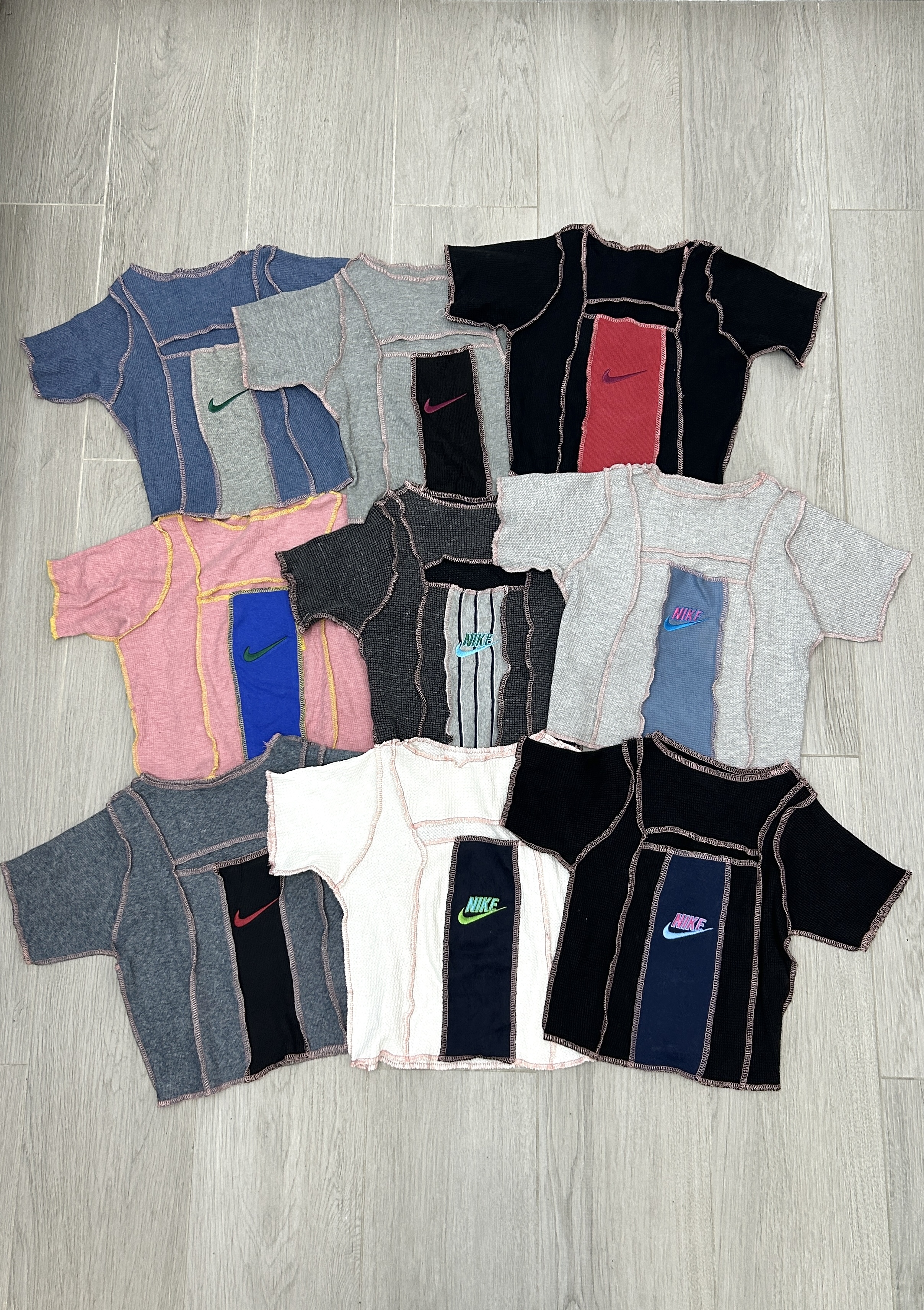 【現貨】泰國Remake併色彈性Tee