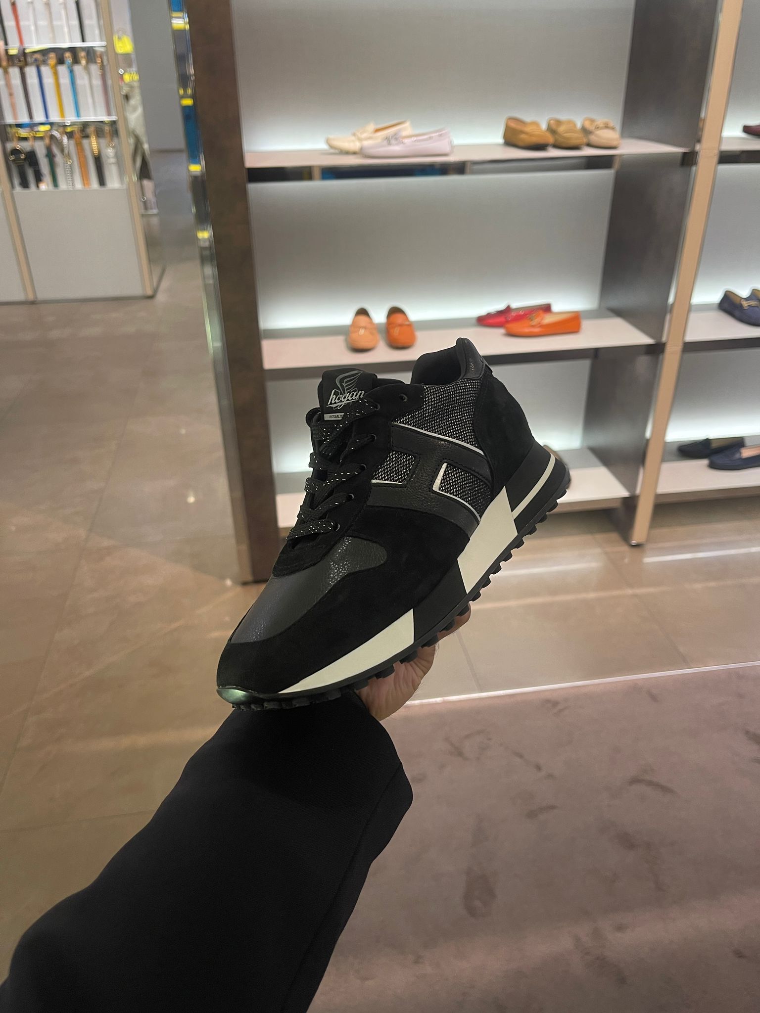 Tods Hogan HXW383 Women Sneaker Black