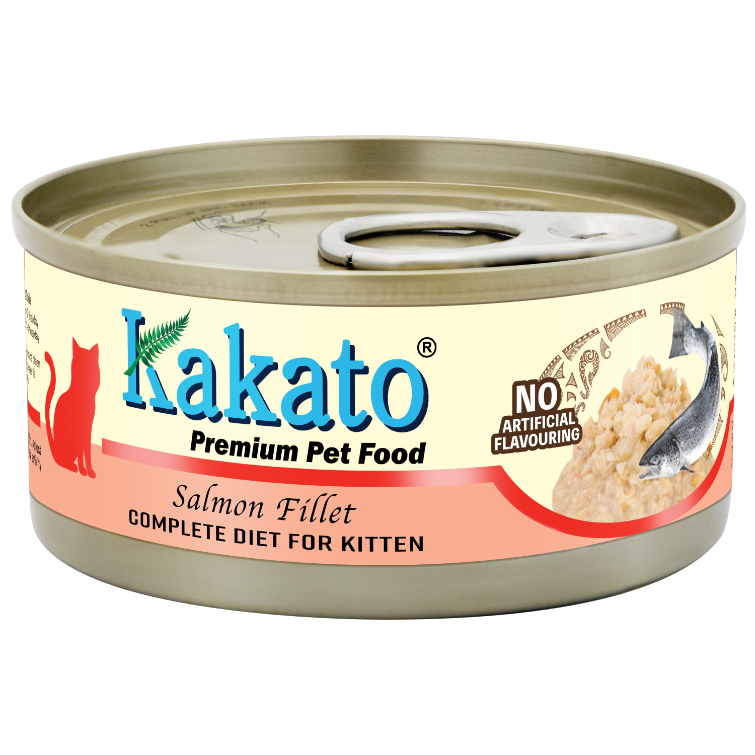 [新產品] Kakato 卡格 - 幼貓(三文魚)主食罐 Salmon Complete Food for Kitten 70g