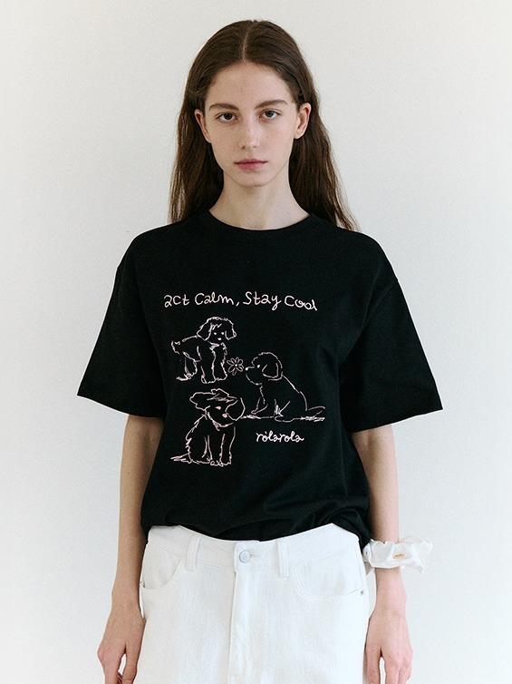 ROLAROLA COOL FRIENDS PUPPY T-SHIRT