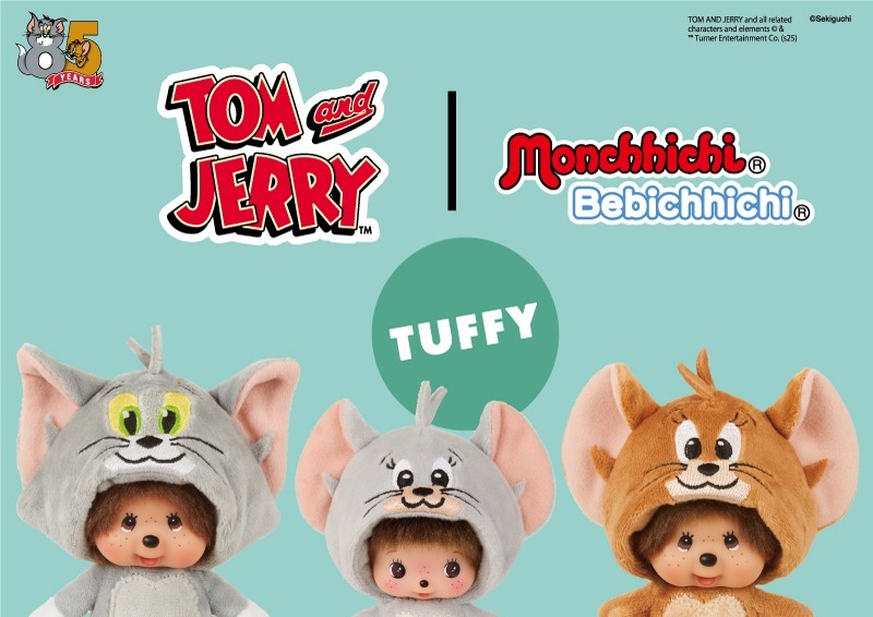 現貨┃Monchhichi x Tom and Jerry 夢奇奇 湯姆貓 傑利鼠 泰菲 吊飾