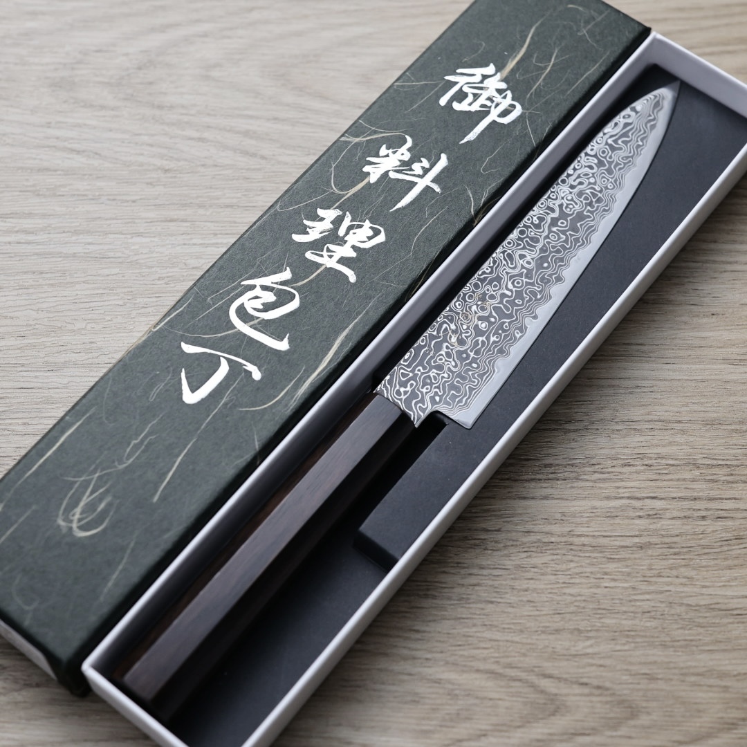 初心 流冰 蔬果 150mm SG2鋼 黑染大馬士革