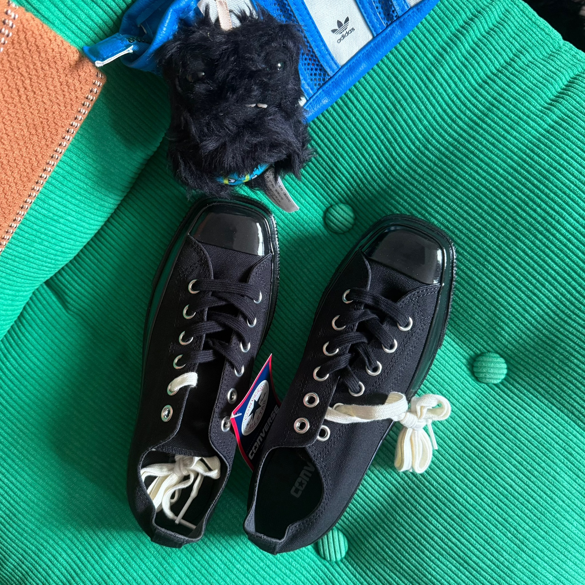 Converse All Star Squaretox OX 日本限定 方頭 全黑 低筒 男女 帆布鞋 31316072