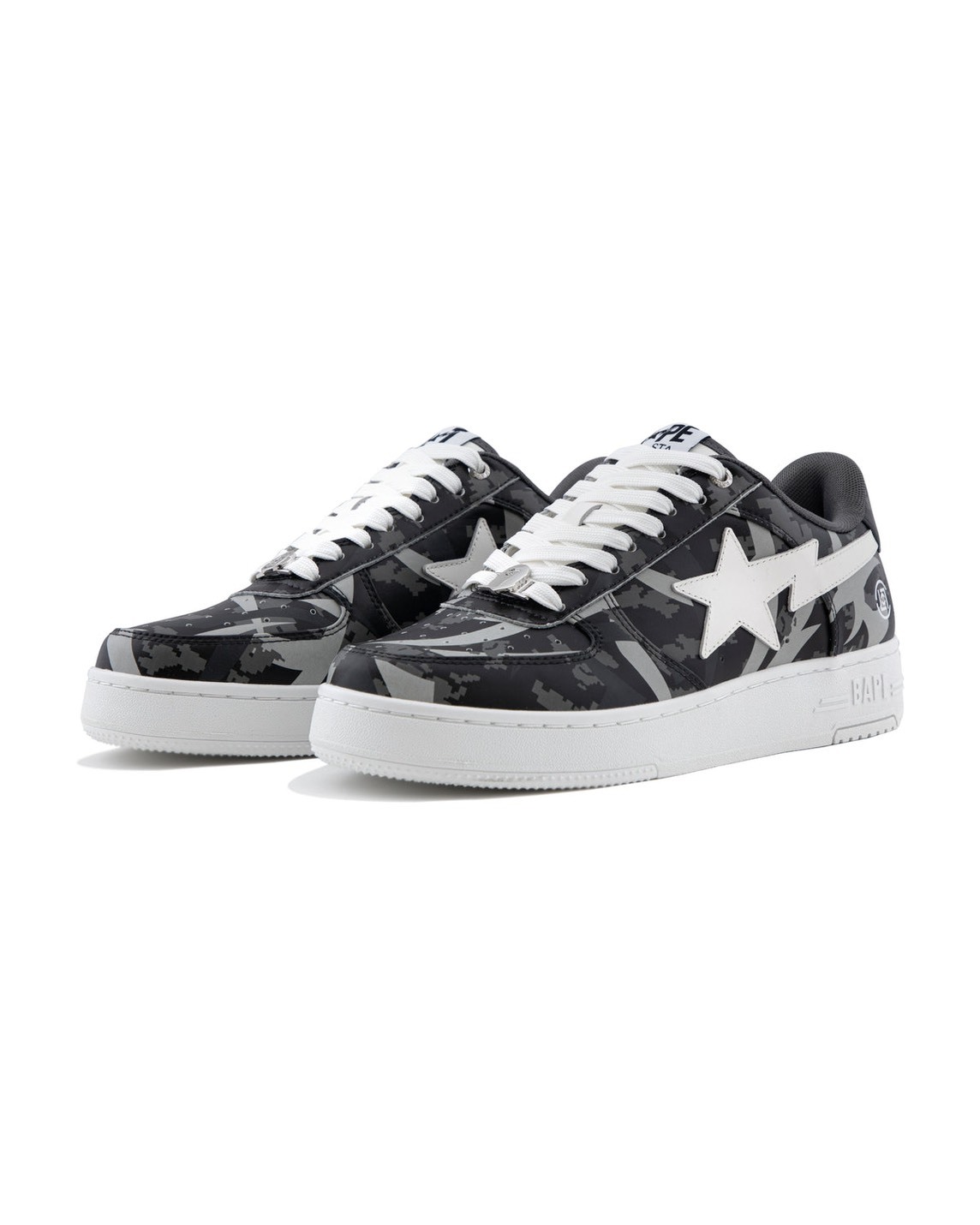 BAPE X CLOT Egra Camo BAPE STA M2 - 限量聯名 - 經典流星 黑荊棘鞋