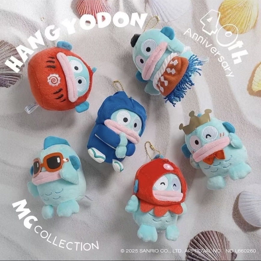 現貨 日本限定 醜魚 人魚漢頓 40週年 珠鍊 玩偶吊飾 忍者 角色扮演 掛飾