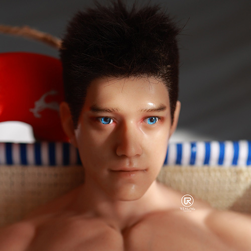 REALING 86cm壯版 麒楓 男性擬真小娃娃 全矽膠材質 silicone male sex small doll