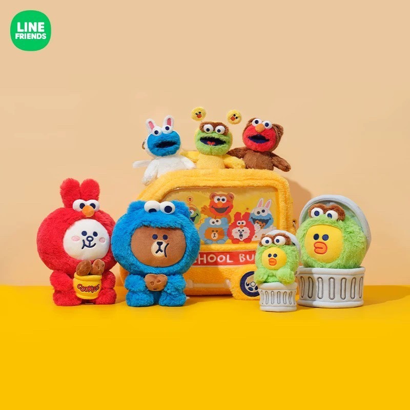 芝麻街 SESAME STREET 系列毛絨吊飾 鑰匙圈