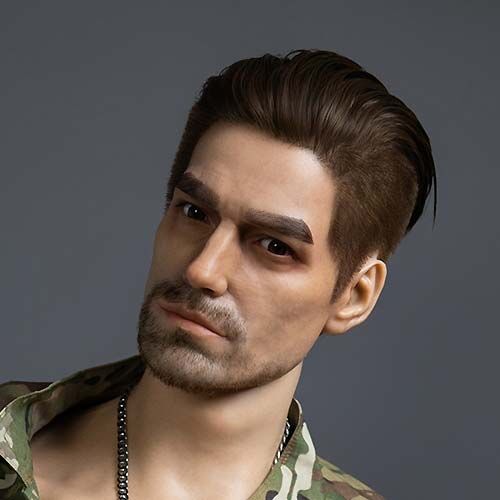 REALING 183cm半身輕量版 肯特 男性擬真娃娃 全矽膠材質 睿靈 half silicone male sex doll