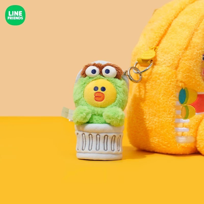 LINE FRIENDS 芝麻街 SESAME STREET 系列毛絨吊飾 鑰匙圈