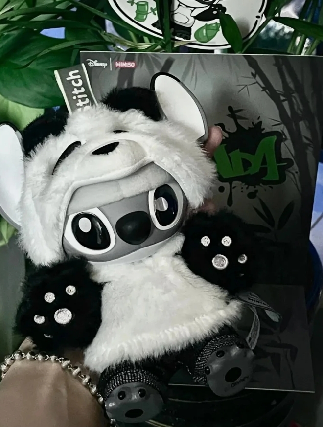<現貨> MINISO × 史迪奇 熊貓造型吊飾
